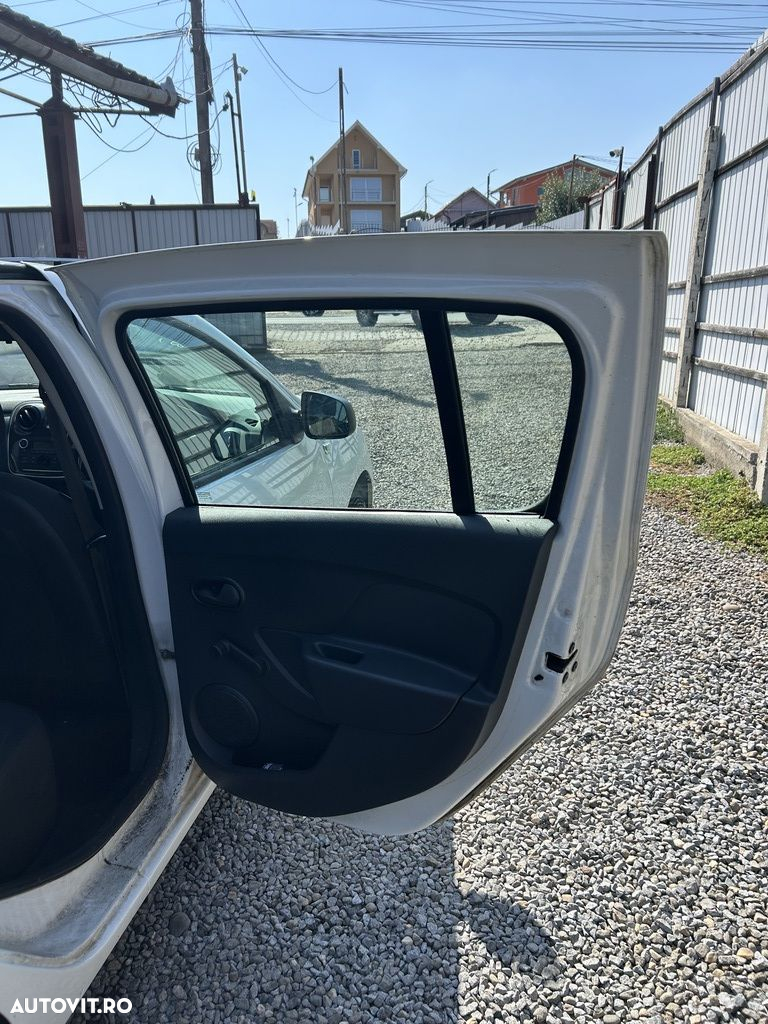 Usa Dreapta Spate Dacia Sandero 2 Facelift 2016 - 2020 Hatchback 4 Usi ALB (1327) - 4