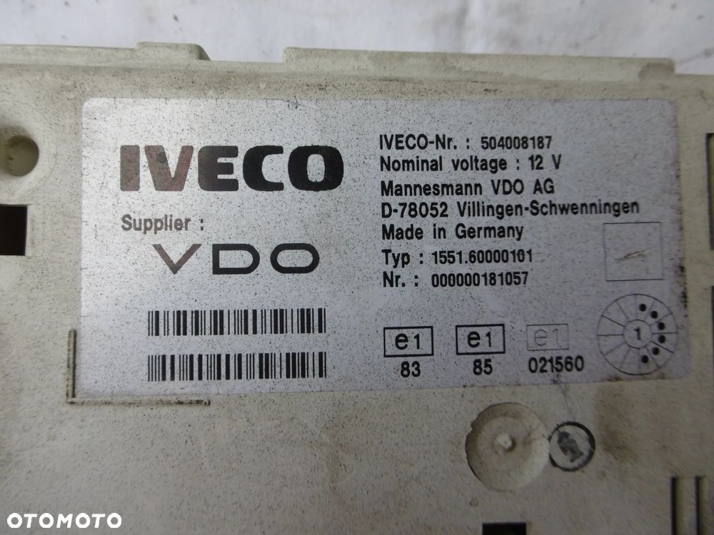 LICZNIK ZEGARY IVECO DAILY 504008187 - 3
