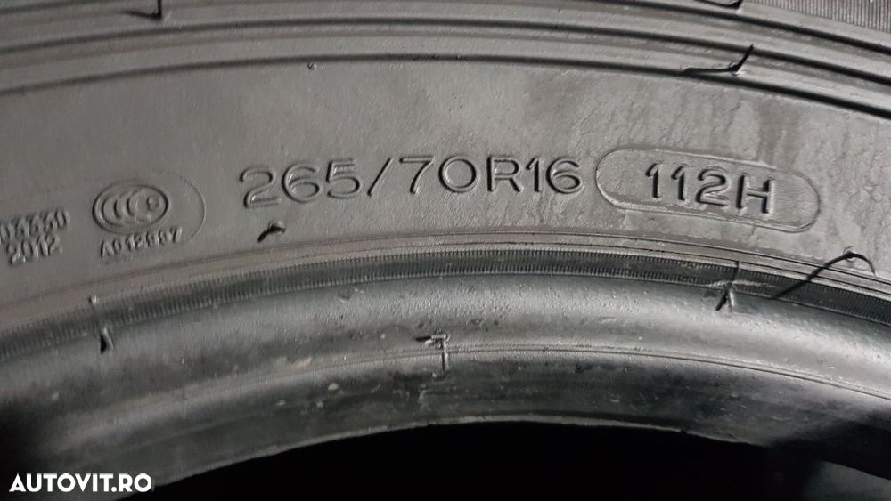 Anvelope 4x265 70 16 michelin  m+s dot 18 mm 5.4 - 8