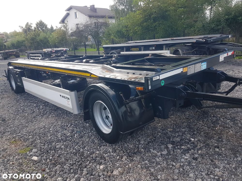 Wielton PS-2 PRZYCZEPA POD KONTENERY DO HAKOWCA 2-OSIE BLIŹNIAKI HUFFERMANN ZASŁAW SKIBICKI - 10