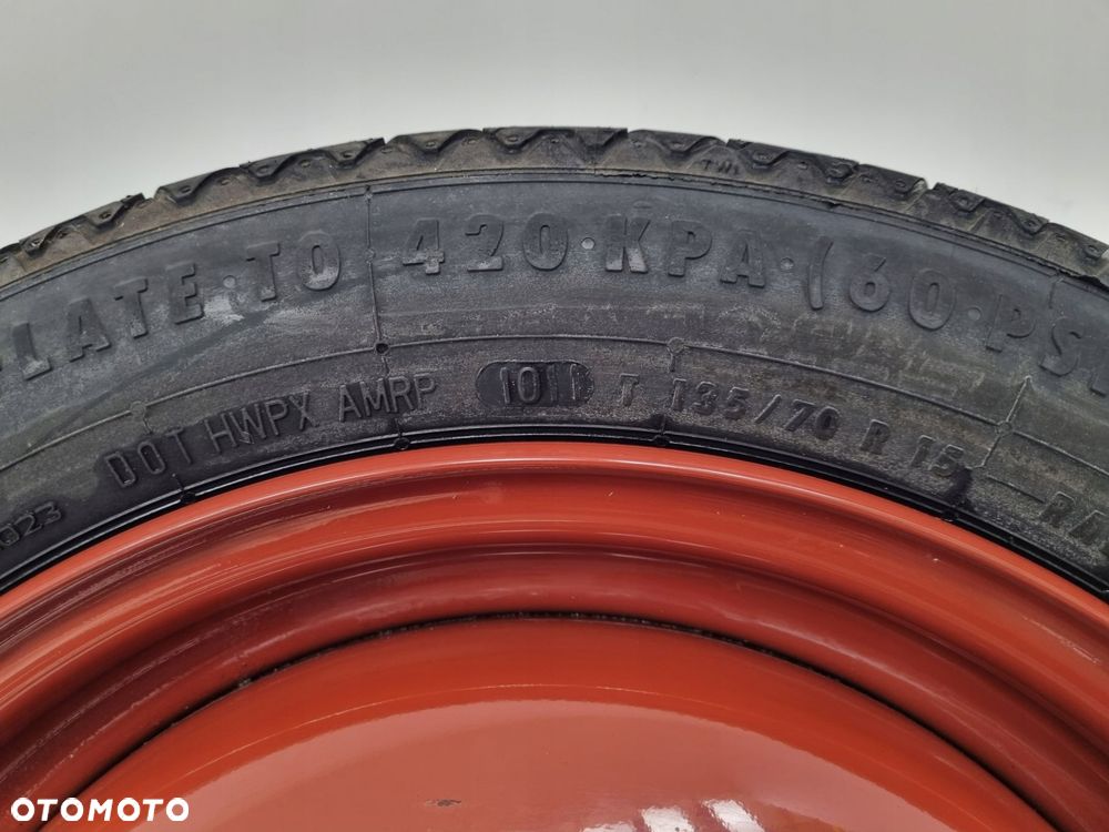 KOŁO DOJAZDOWE Suzuki Swift MK6 IV VI VII 135/70 R15 4x100 15X4T dojazdówka - 8
