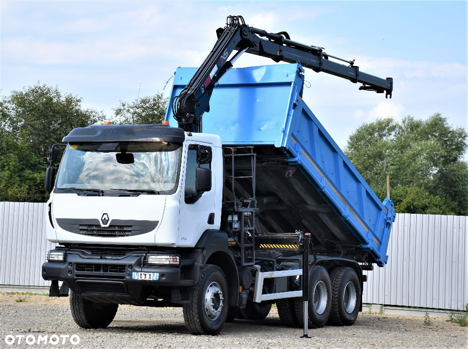Renault KERAX 370 DXI*HIAB 122B-3 HIDUO+PILOT/ 6x4 - 2