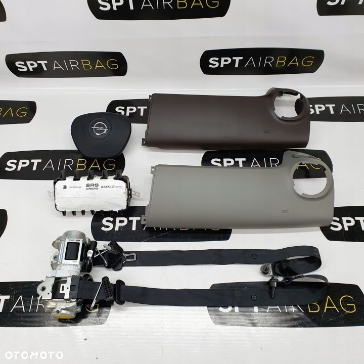 OPEL VIVARO PODUSZKI AIRBAG AIR BAG ZAŚLEPKA PASY KIT SET - 1