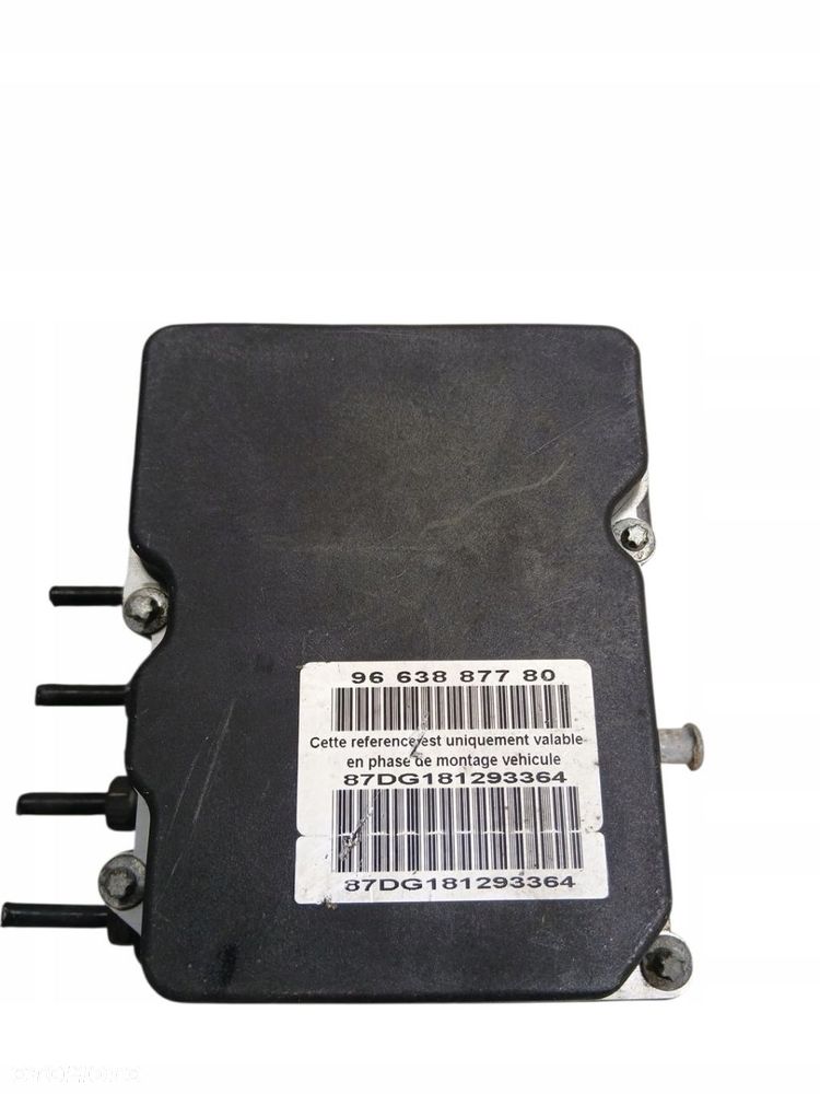 pompa hamulcowa abs citroen c5 iii x7 1.6 hdi 9663887780 - 3
