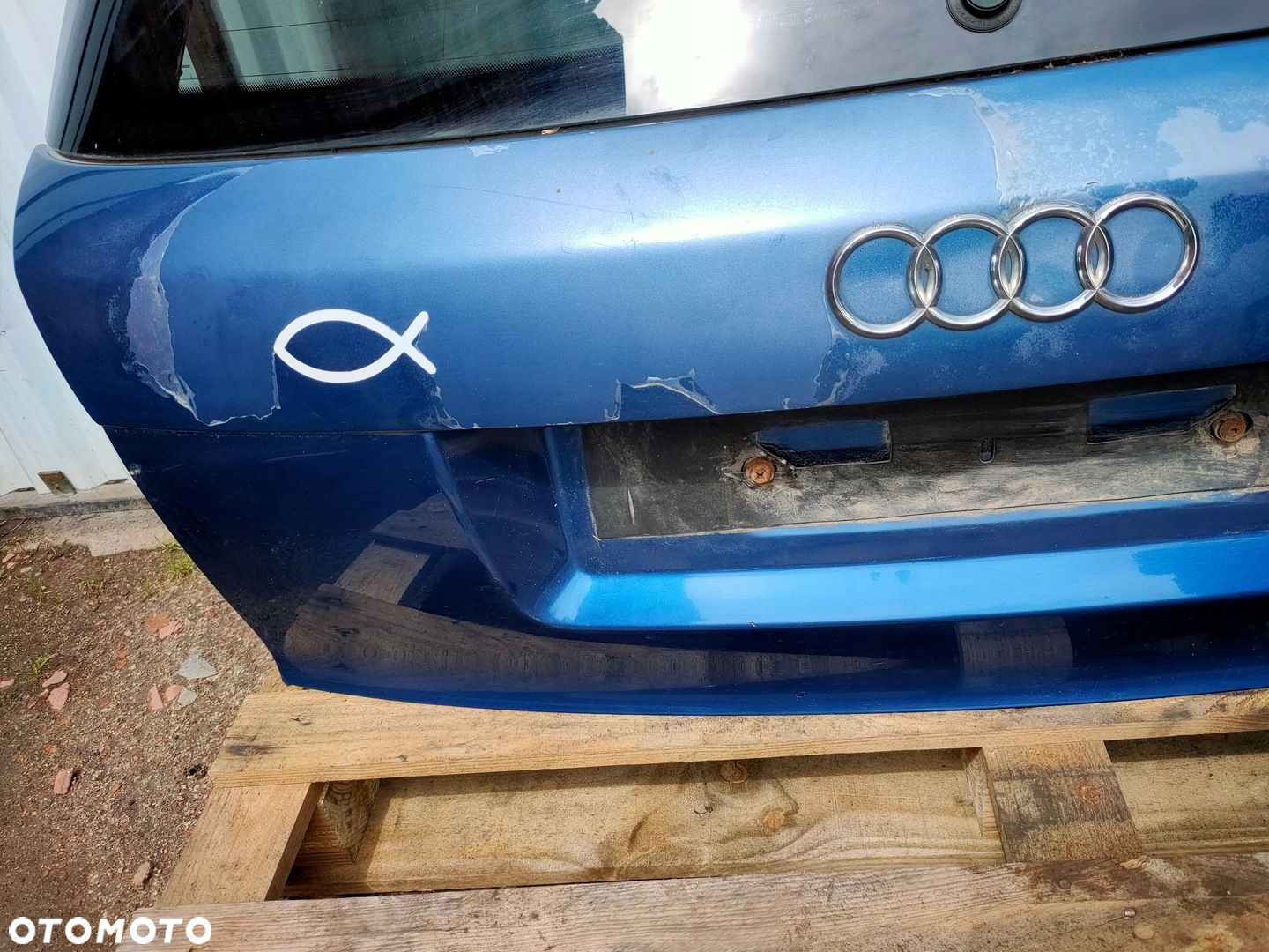 KLAPA BAGAŻNIKA TYŁ AUDI A4 B6 KOMBI LZ5C ŁADNA - 9