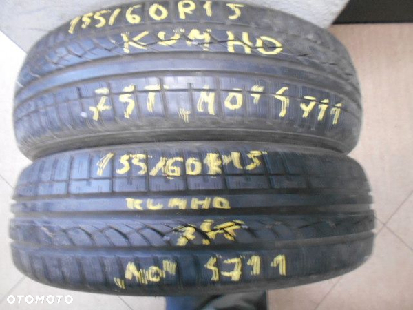 Opony 155/60r15 kumho ecsta kh 11 MO 6,6mm lato para