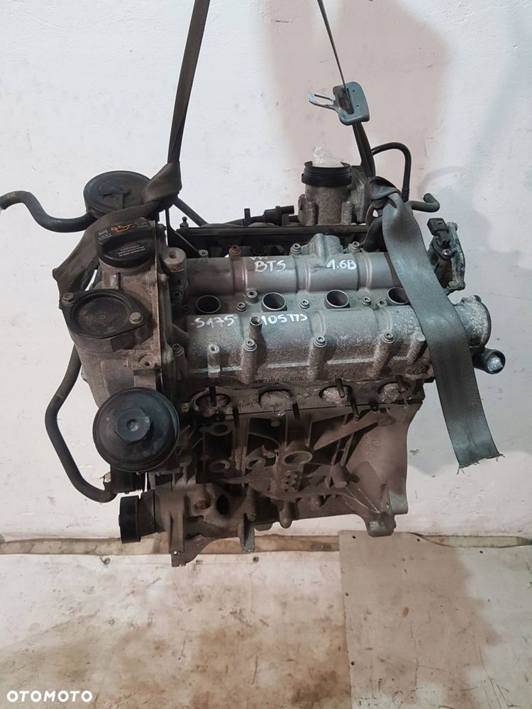 silnik bts 1.6 16v 105km vw audi seat skoda 105 tys km - 1