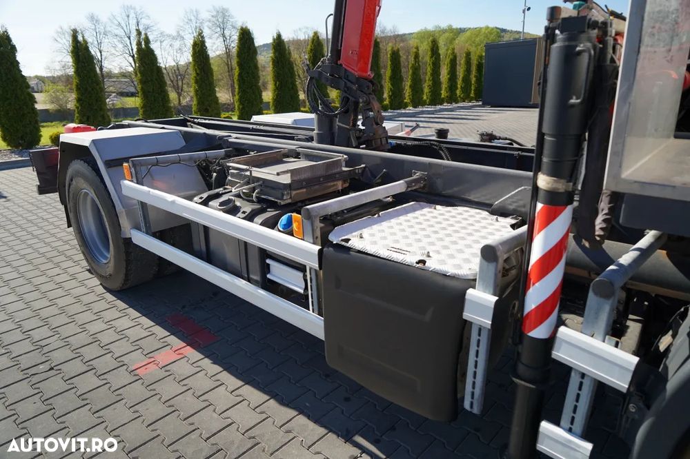 Scania P 250 / 4X2 / CILINDRU BASCULABIL / + HDS HMF 635 K2 / EXTENSIE MAXIMĂ 7 M / RADIOCOMANDĂ / ROTARE / EURO 6 - 18