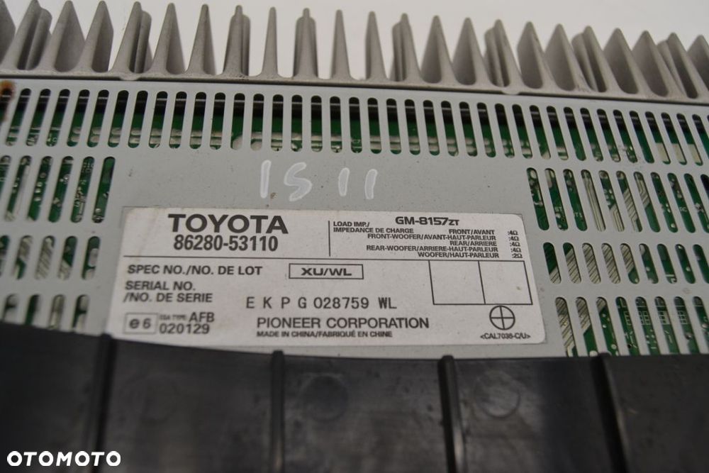 Wzmacniacz Pioneer Lexus IS II 220d 250 300 350 - 4