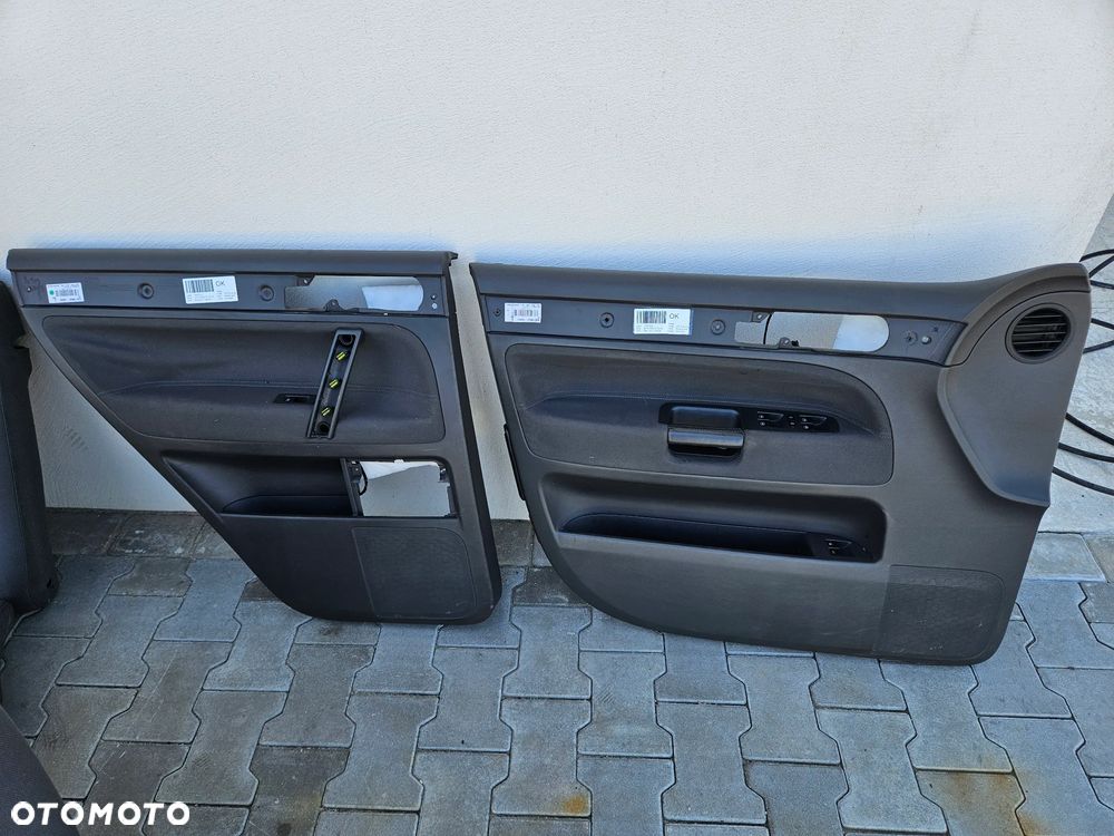 VW TOUAREG 7L 03-09R FOTEL FOTELE KANAPA KOMPLET MATERIAL TAPICERKI DRZWI - 6