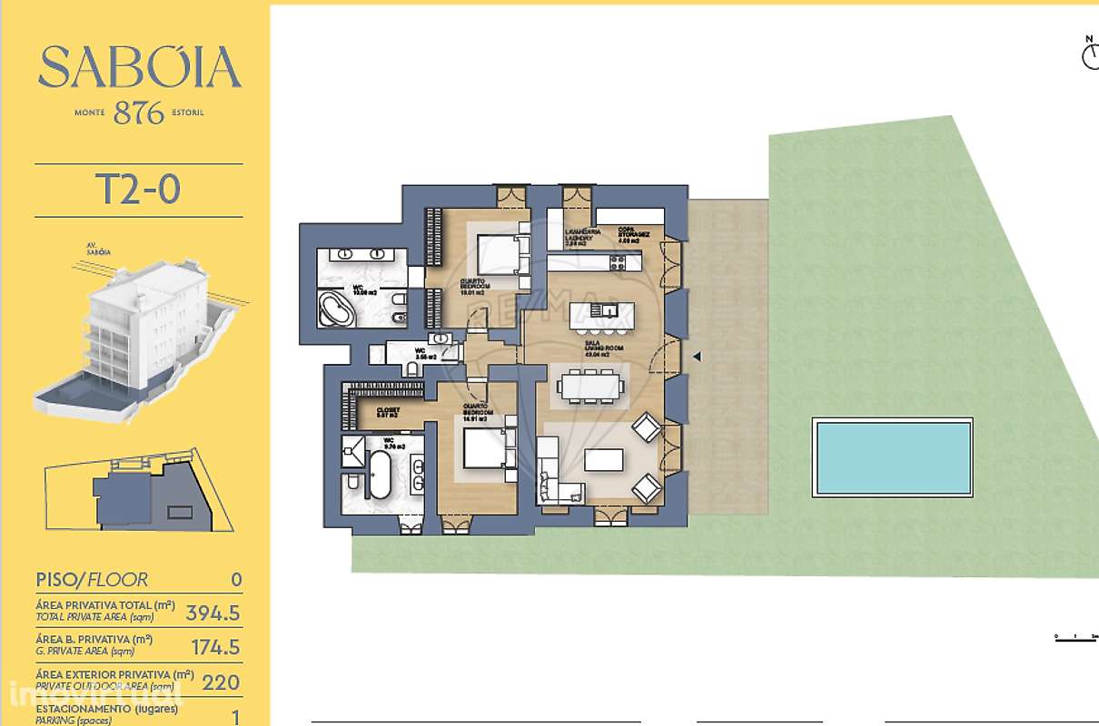 Apartamento T2 para venda - Grande imagem: 4/4