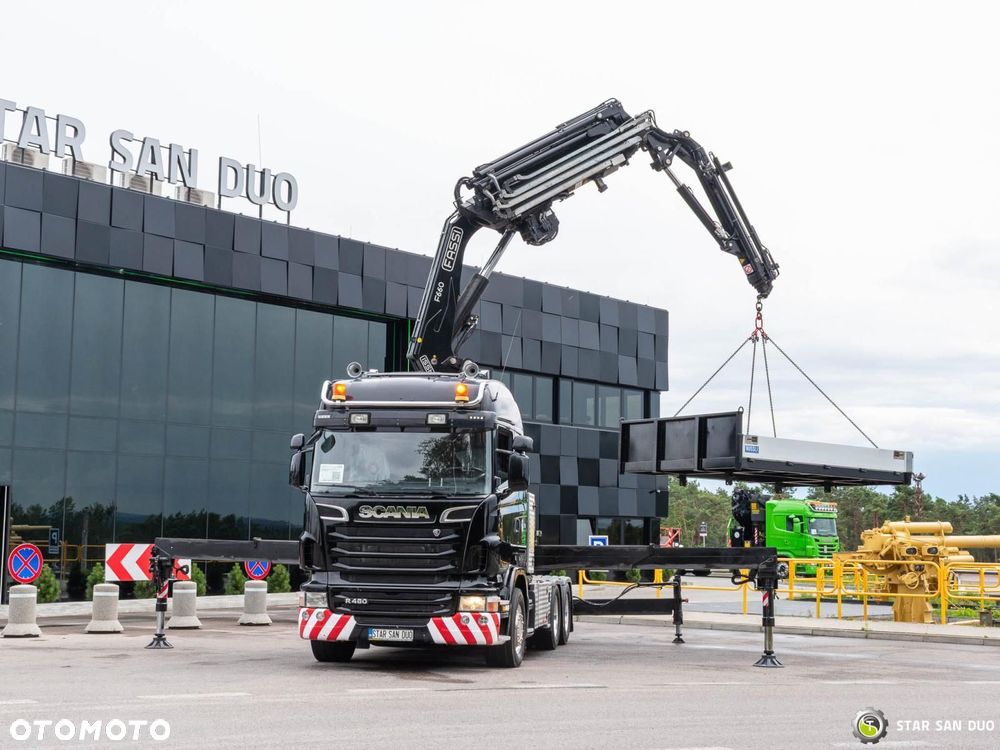 Scania R480 6x4 FASSI F660RA.2.26 HE-DYNAMIC HDS Żuraw Fly Jib Siodło - 3