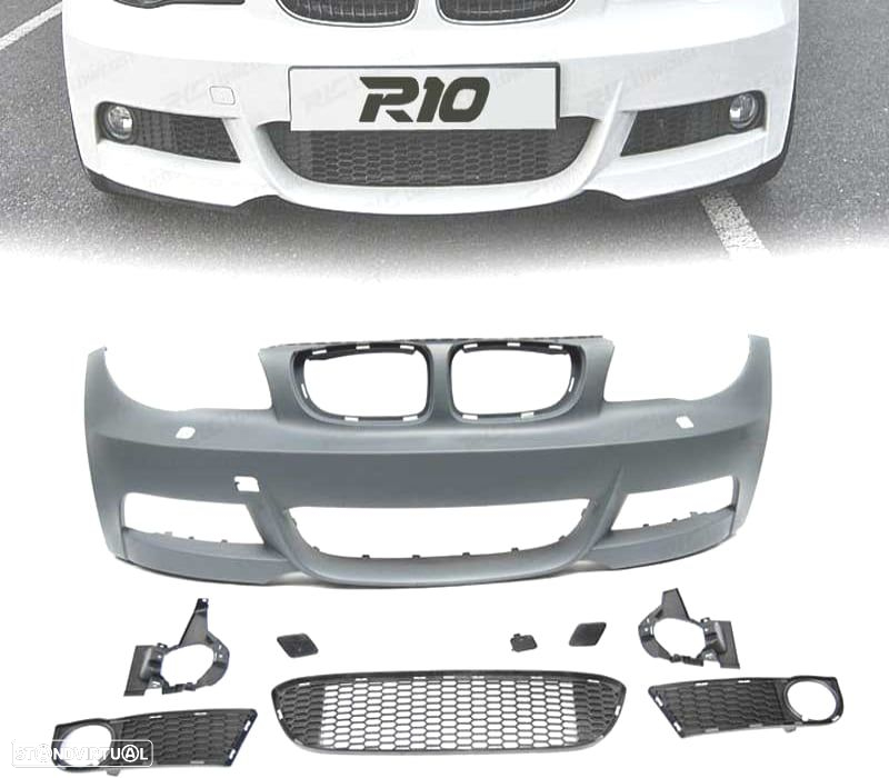 PARA-CHOQUES FRONTAL BMW E87 E82 E81 E88 04-13 LOOK M - 3