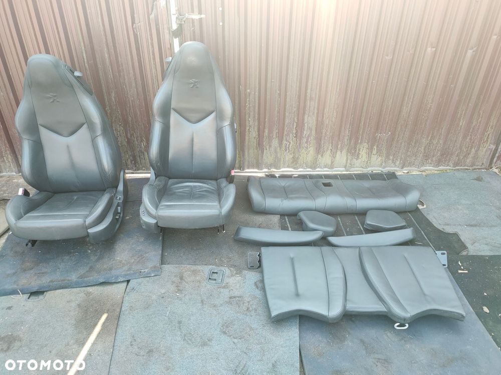 fotele kanapa peugeot rcz 2011r czarne skóra - 15