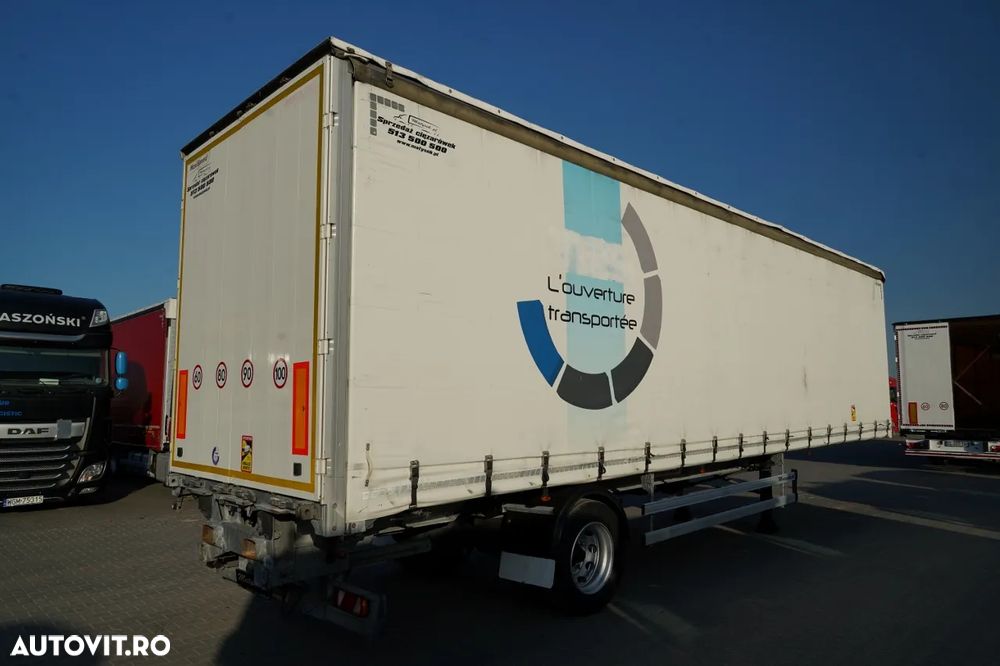 Fruehauf CITYLINER CORTINĂ / 1 AXĂ / DIRECȚIE / LUNGIME 11 M / CUREA CĂRUCIOR / PODEA REZISTENTĂ - 6