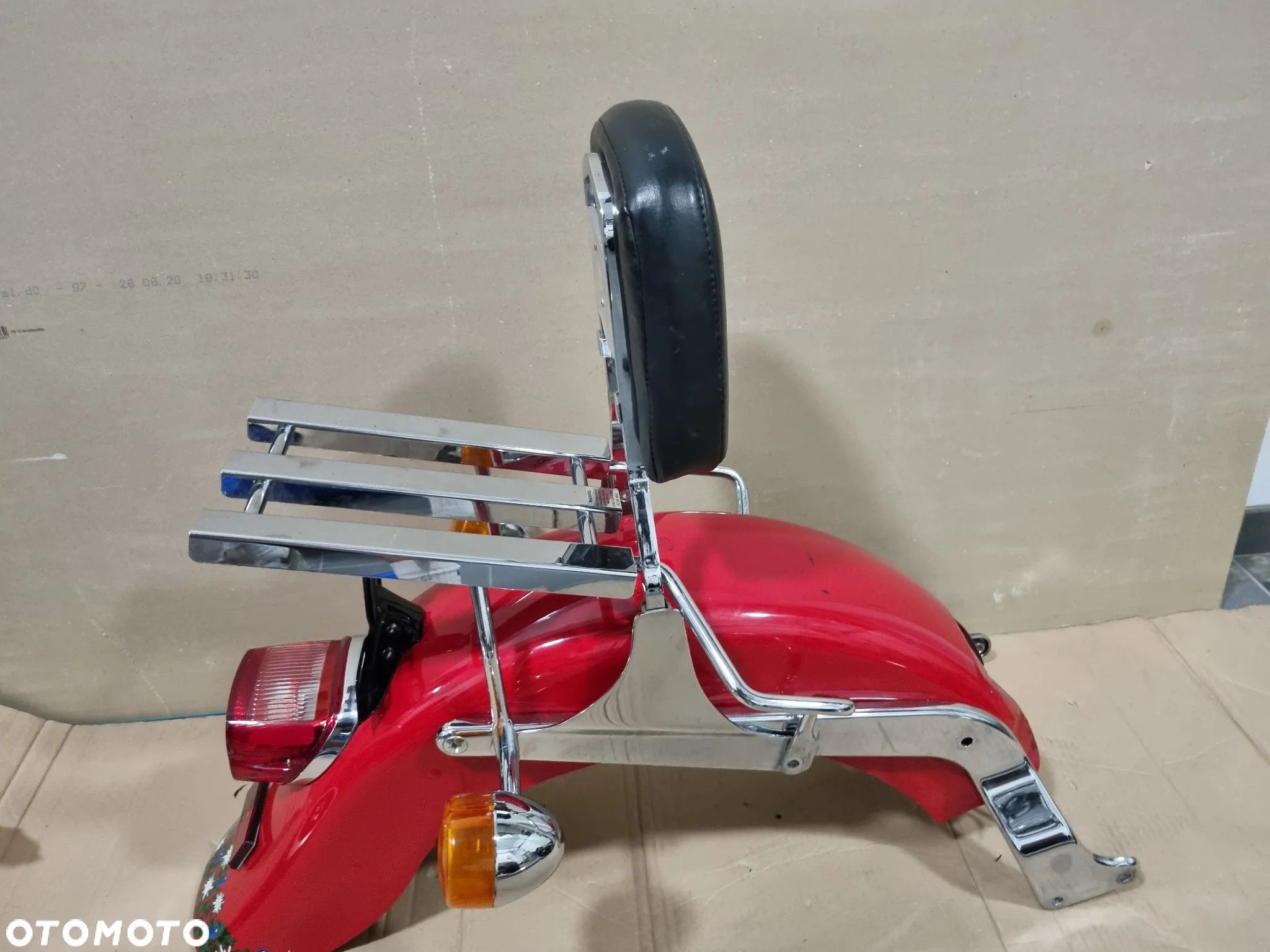 Harley Davidson Softail Heritage Deluxe Bagaznik Oparcie Sissybar - 1