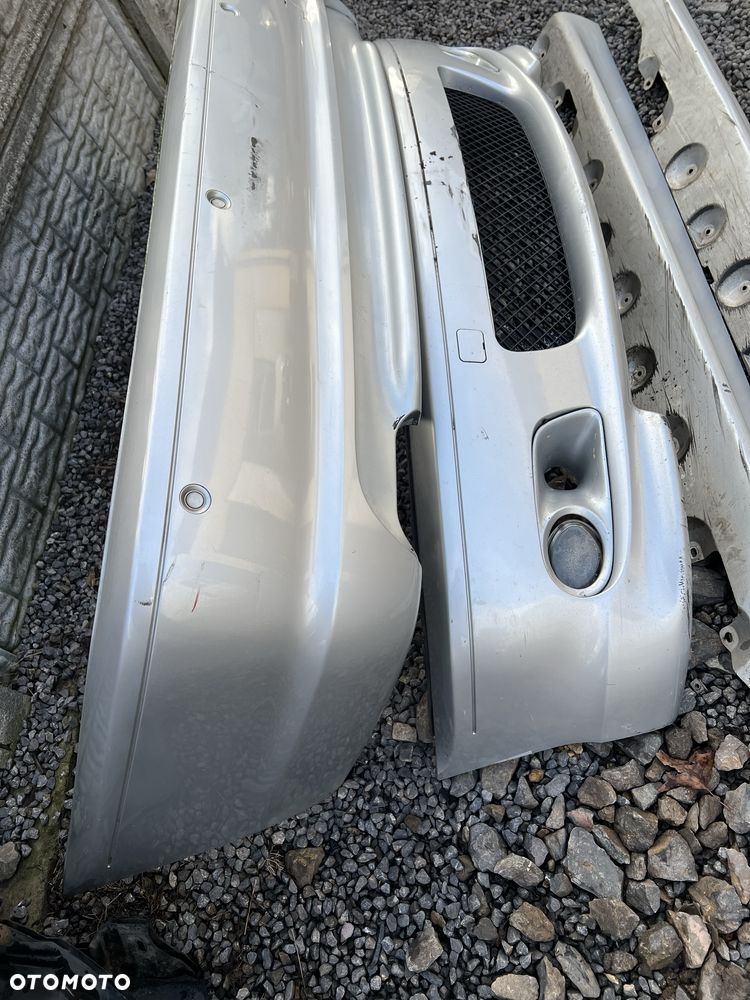 Kompletny mpakiet bmw e46 coupe cabrio titansilber zderzak nakladki - 6