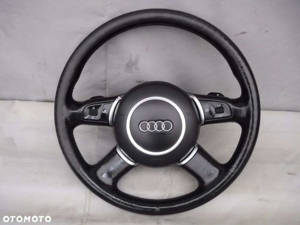 AUDI A8 D3 KIEROWNICA AIRBAG PODUSZKA MULTIFUNKCJA ŁOPTKI - 1