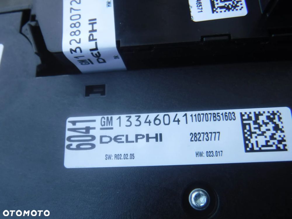 Opel Meriva B panel radia klimatyzacji 13346041 13346092 nawiewu - 2