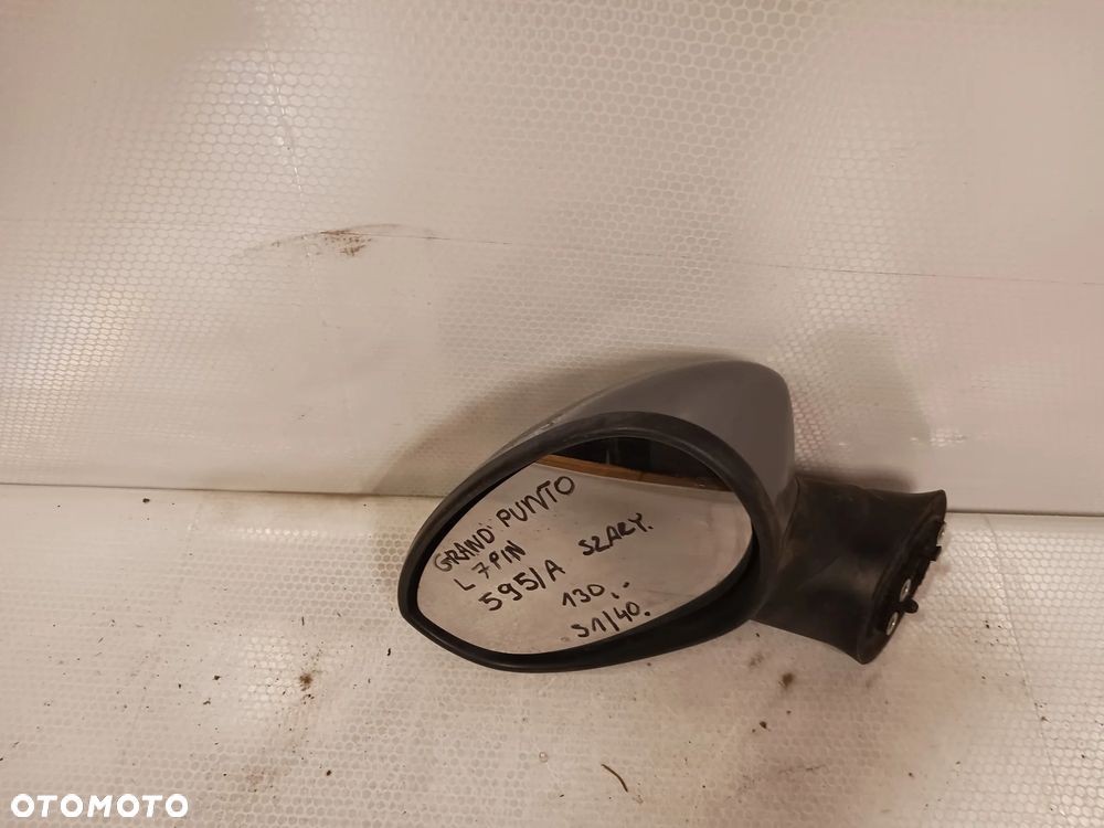 - LUSTERKO ELEKTRYCZNE LEWE FIAT GRANDE PUNTO 7PIN 595/A SZARY - 4