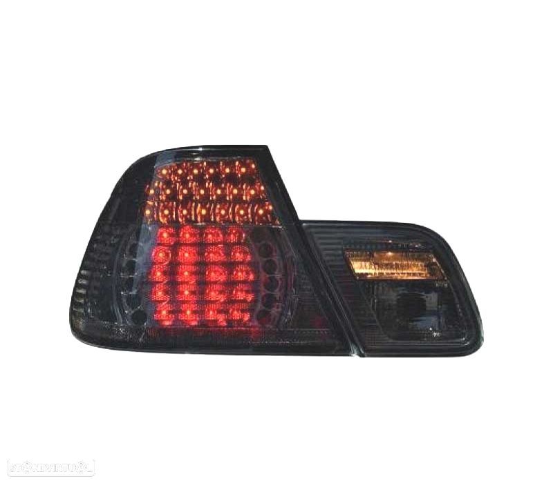 FAROLINS TRASEIROS BMW E46 99-03 LED ESCURECIDOS LOOK M3 - 2