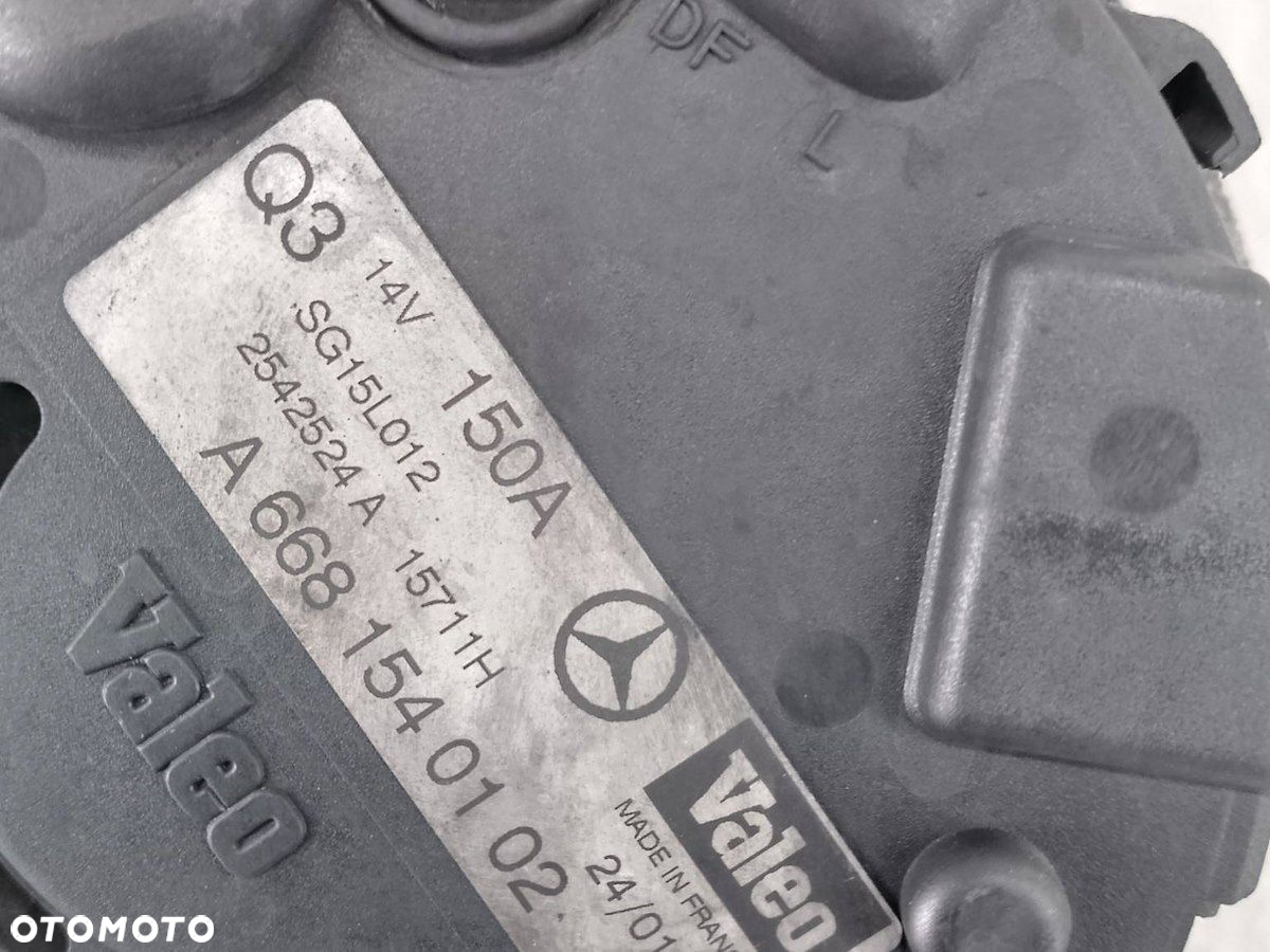 ALTERNATOR WODNY MERCEDES-BENZ KLASA A W168 A6681540102    2542524A 1.7 - 3