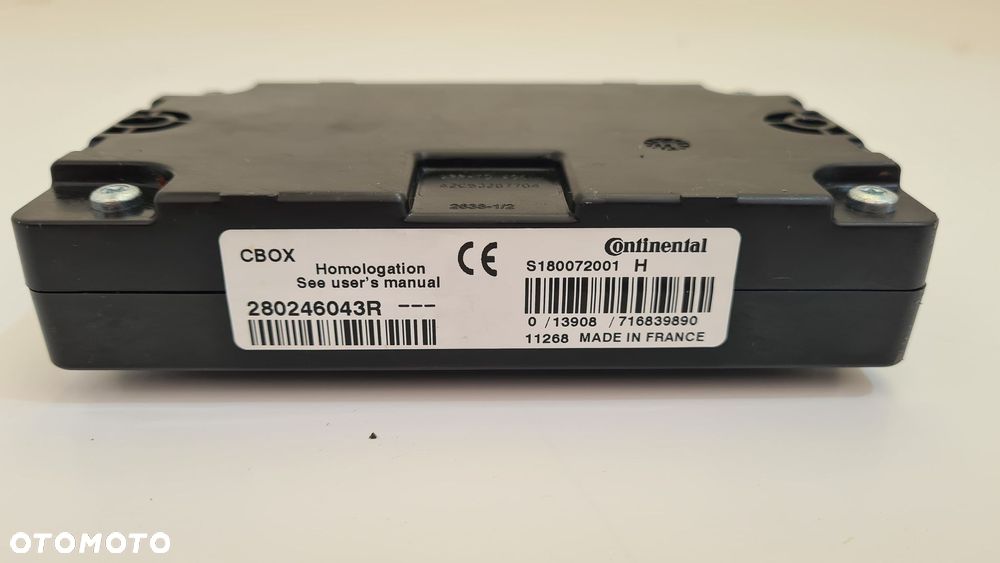 c-box sterownik multi megane iii 3 280246043r - 4