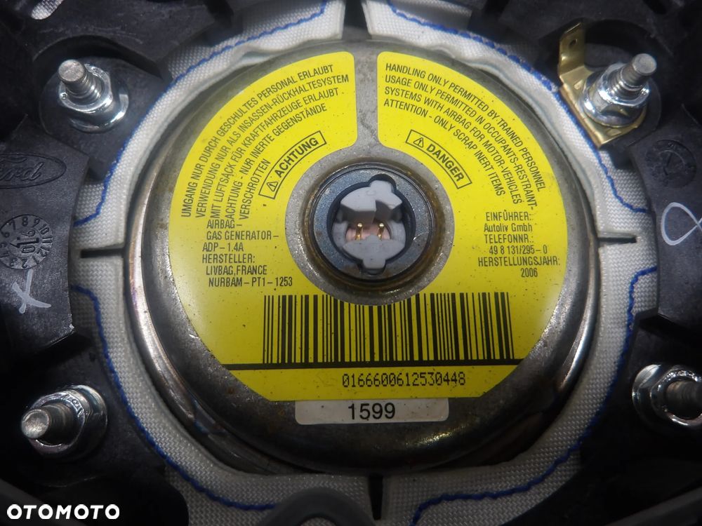 FORD C-MAX 03-07 2.0B PODUSZKA AIRBAG KIEROWCY 6012443 - 4