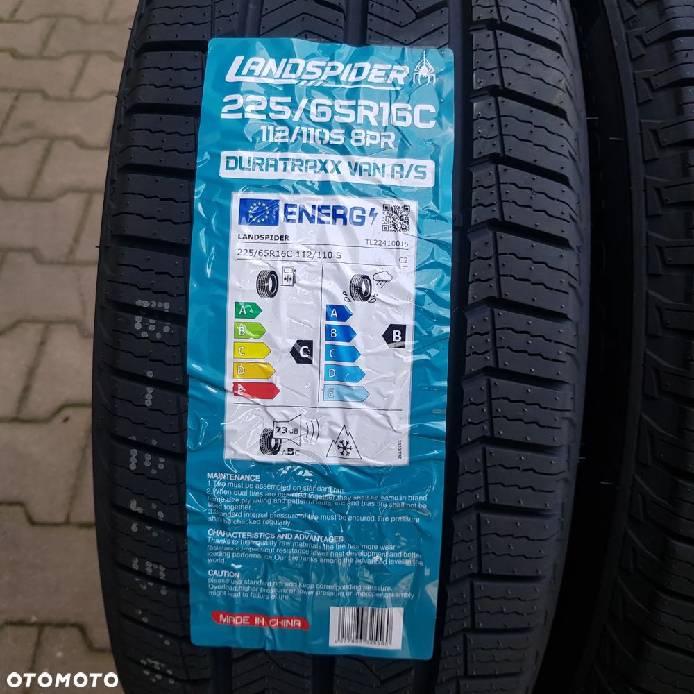 4x 225/65R16C Landspider Duratraxx Van A/S Komplet opon całorocznych - 2
