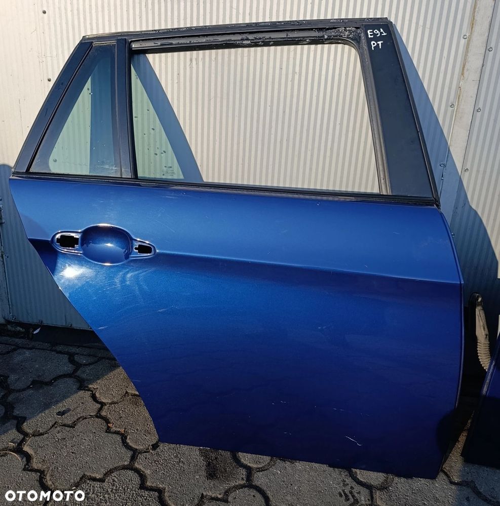 BMW E91 drzwi tylne tył lift kolor LE MANS BLAU METALLI - 3