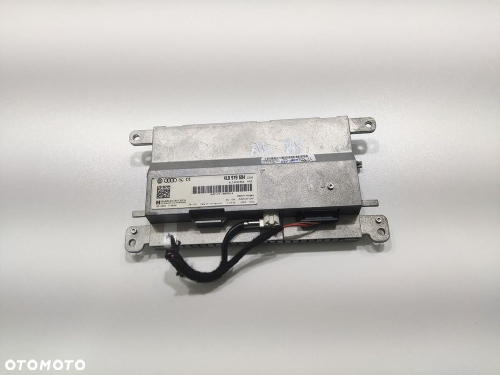 EKRAN WYŚWIETLACZ RADIA AUDI A4 B8 2008-2012 4L0919604 - 6