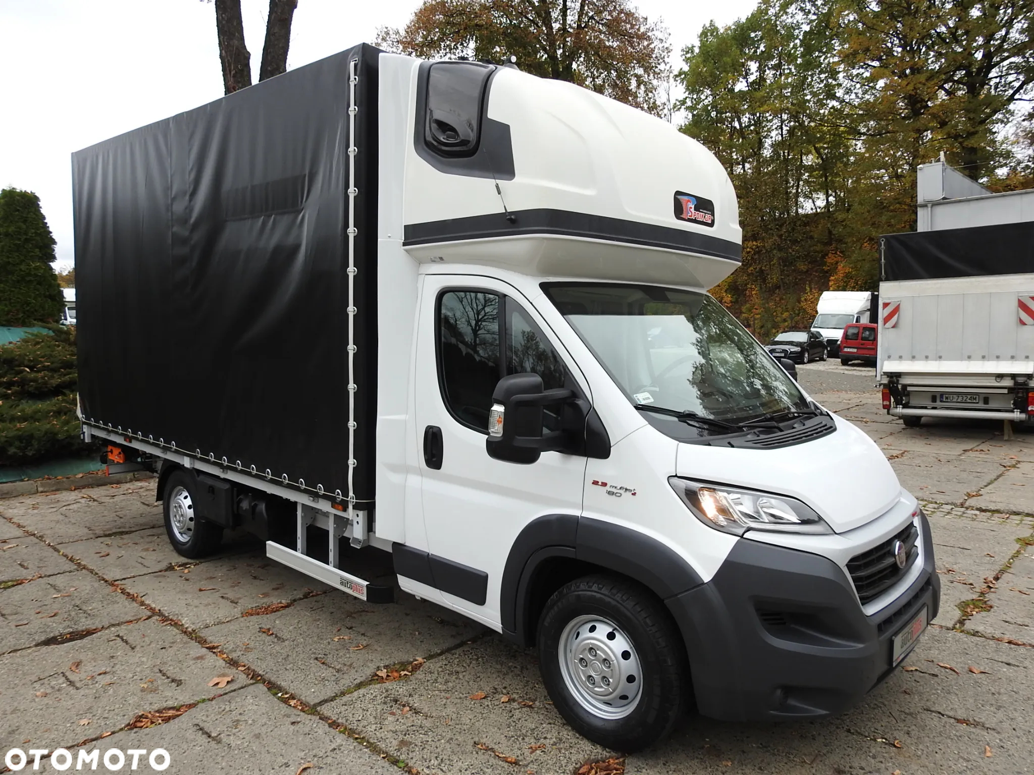 Fiat DUCATO PLANDEKA WINDA 8 PALET WEBASTO KLIMATYZACJA TEMPOMAT PNEUMATYKA 180KM [ 1781 ] - 5