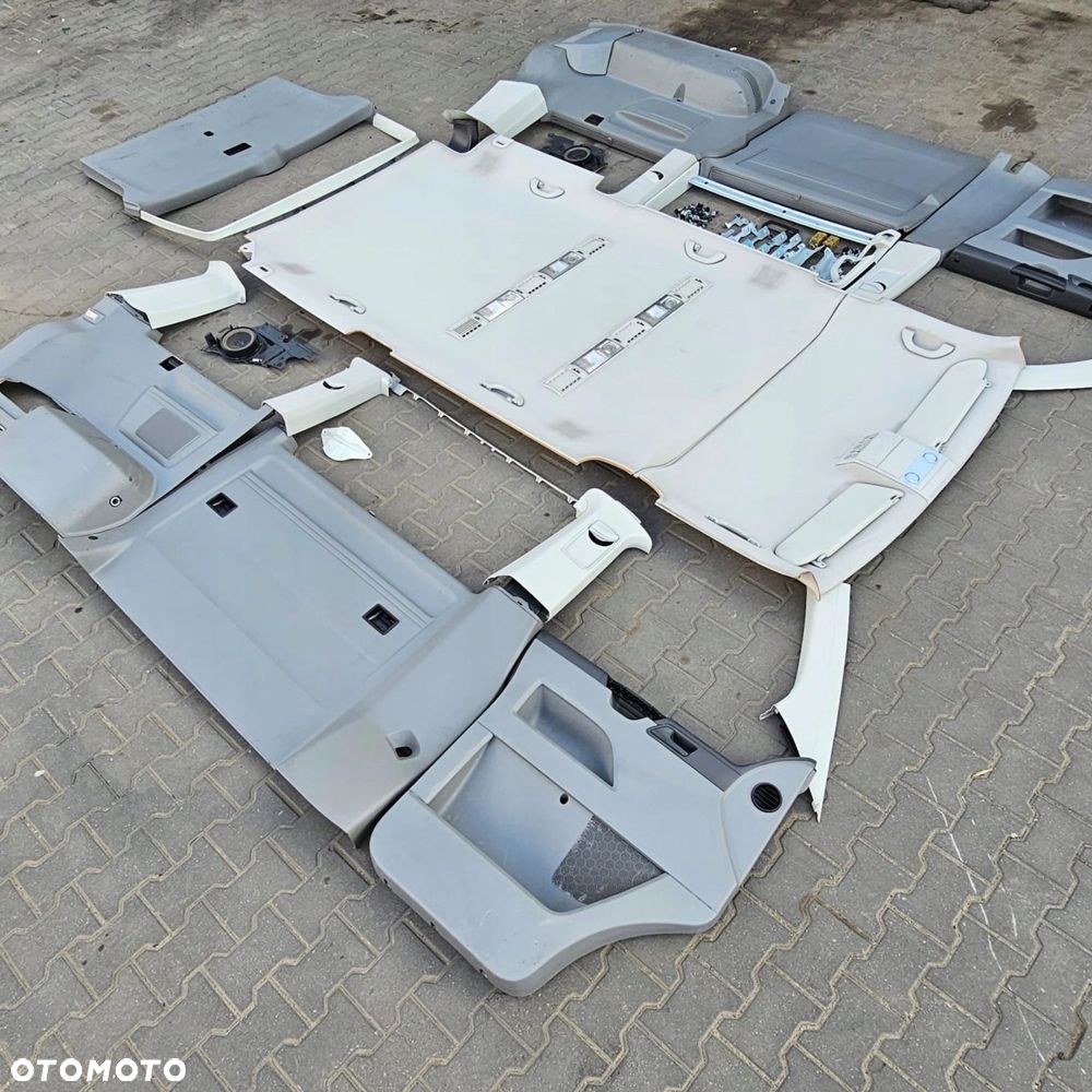 VW T5 T6 CARAVELLE KRÓTKA wnętrze podsufitka tapicerka słupek KOMPLET - 3