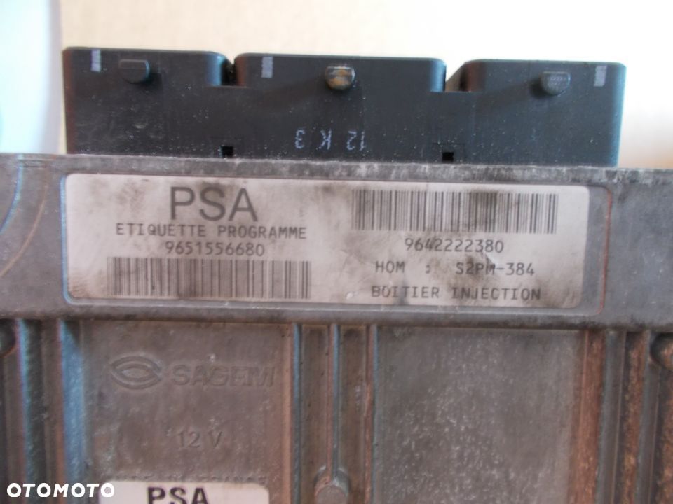 ZESTAW KOMPUTER STEROWNIK BSI LICZNIK KLUCZYK CITROEN PEUGEOT 9651556680 ORYGINAŁ WYSYŁKA! - 20