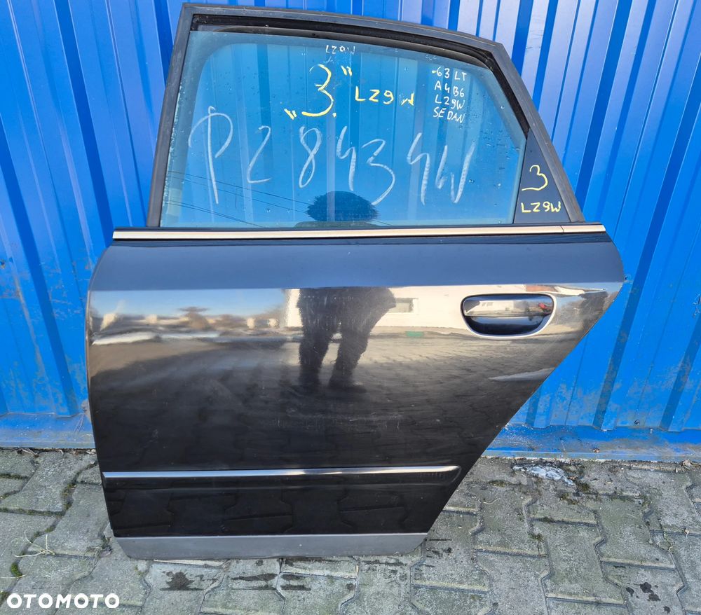 3. DRZWI TYŁ LEWY TYLNE LEWE AUDI A4 B6 SEDAN LZ9W - 2