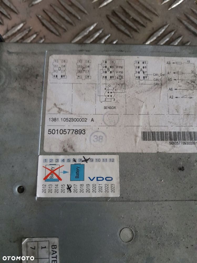 TACHOGRAF CYFROWY RENAULT MIDLUM DXI 5010577893 - 4