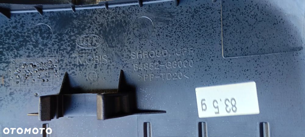 Osłona obudowa kolumny kierowniczej Kia Picanto III 84852-G6000 - 12