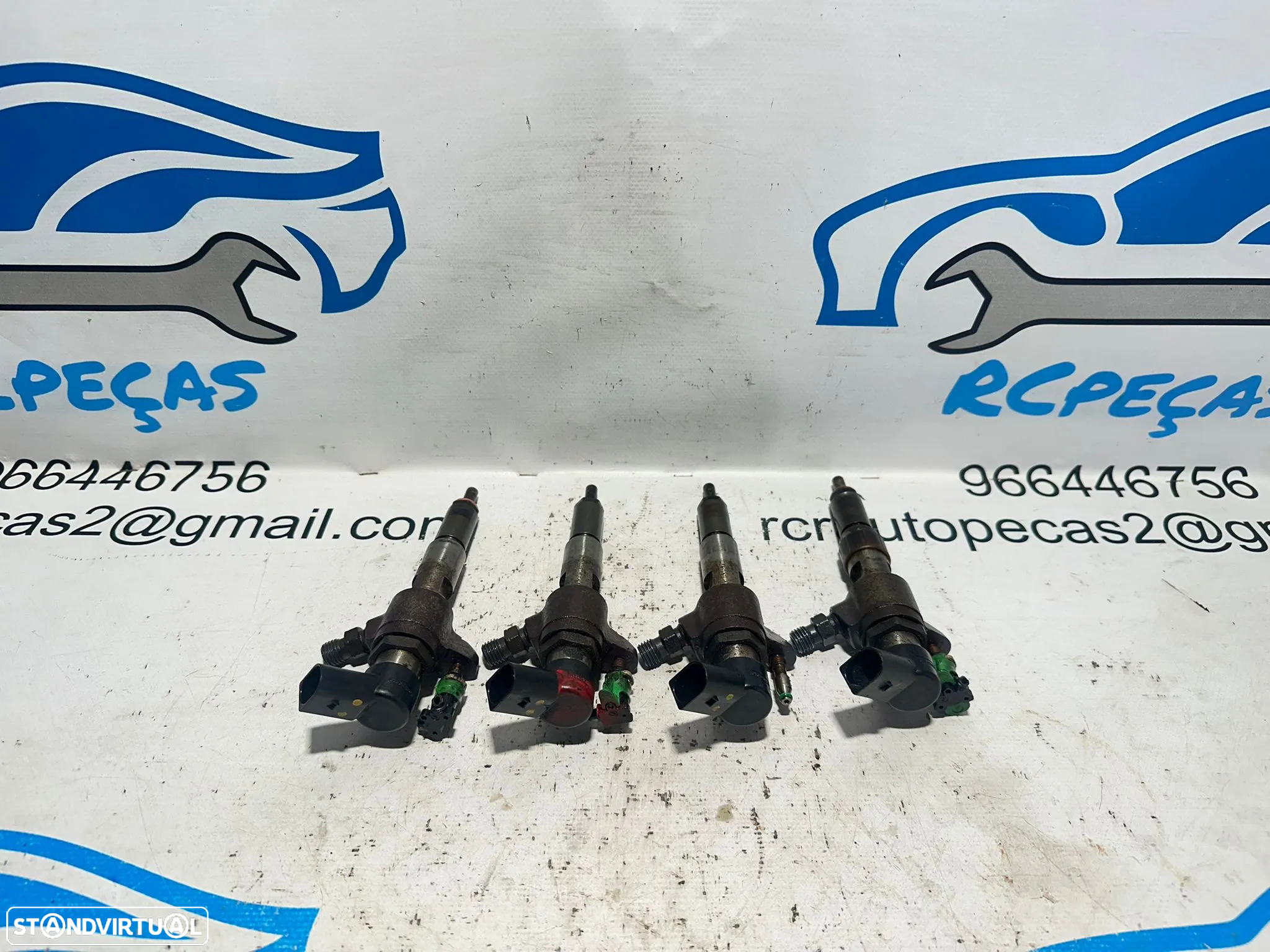 .Conjunto Injetores Continental Siemens PSA Peugeot Citroen Ford Volvo 1.6 HDI 90 - 110 - 115cv 9674973080 - A2C59513556 - 6