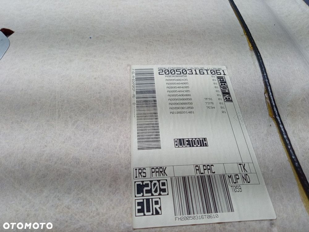 MERCEDES CLK W209 LIFT PODSUFITKA SŁUPKI DASZKI SZARA - 3