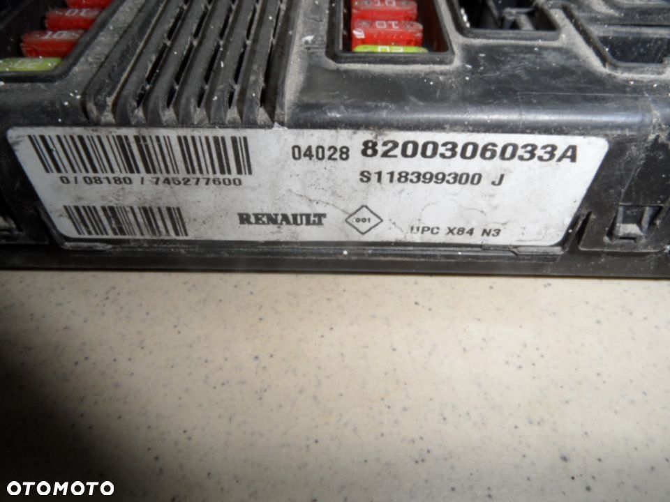 MODUŁ BSI UPC RENAULT SCENIC II MEGANE 8200306033A - 4