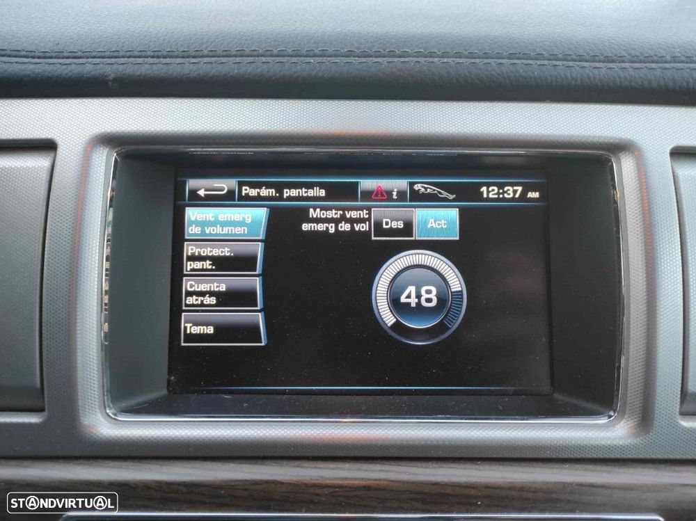 TELA/ECRÃ MULTIFUNÇÕES JAGUAR XF SPORTBRAKE 2.2 DIESEL - 19
