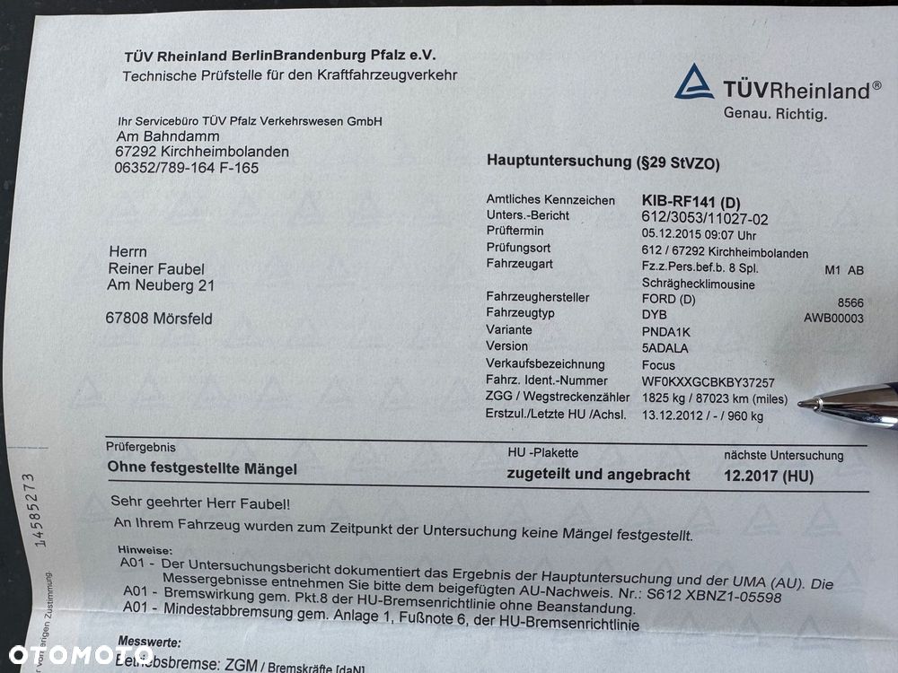 Ford Focus 1.6 Ti-VCT Titanium - 20