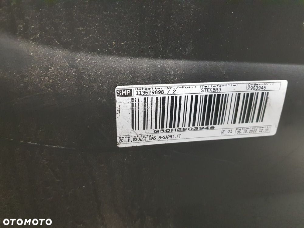 ZDERZAK TYŁ BMW 5 G30 SEDAN LCI LIFT 20-24 6xPDC TYLNY 5112 9498613 - 11