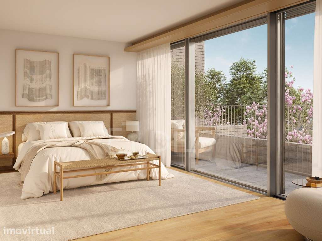 Moradia T5 com jardim em novo condomínio fechado na Foz Velha - Grande imagem: 2/43