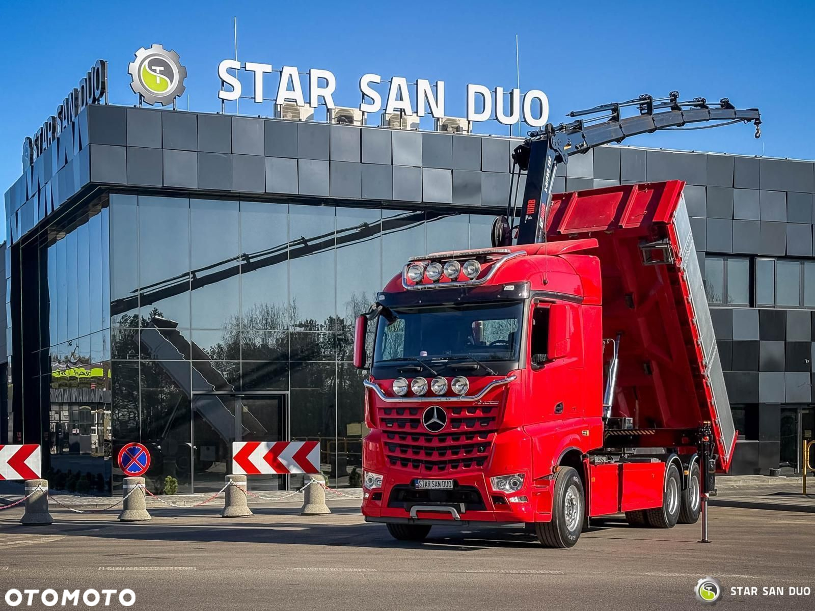 Mercedes-Benz AROCS 3358L 6x4 HIAB 192X-HIPRO E-6 Żuraw Wywrotka Euro 6 - 2