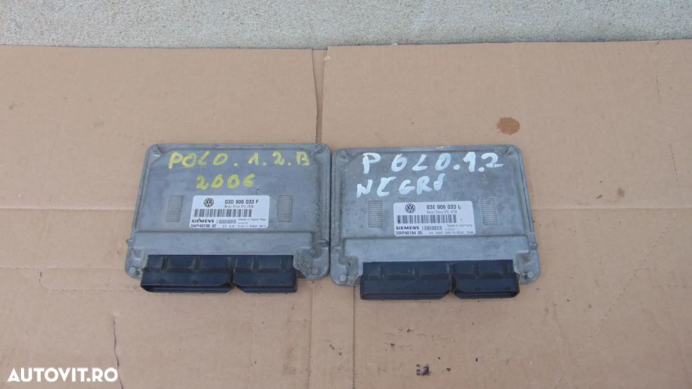 Calculator motor VW Polo(9N) an 2001-2012 1.2 benzina cod 03D906033F/03E 906033L - 1