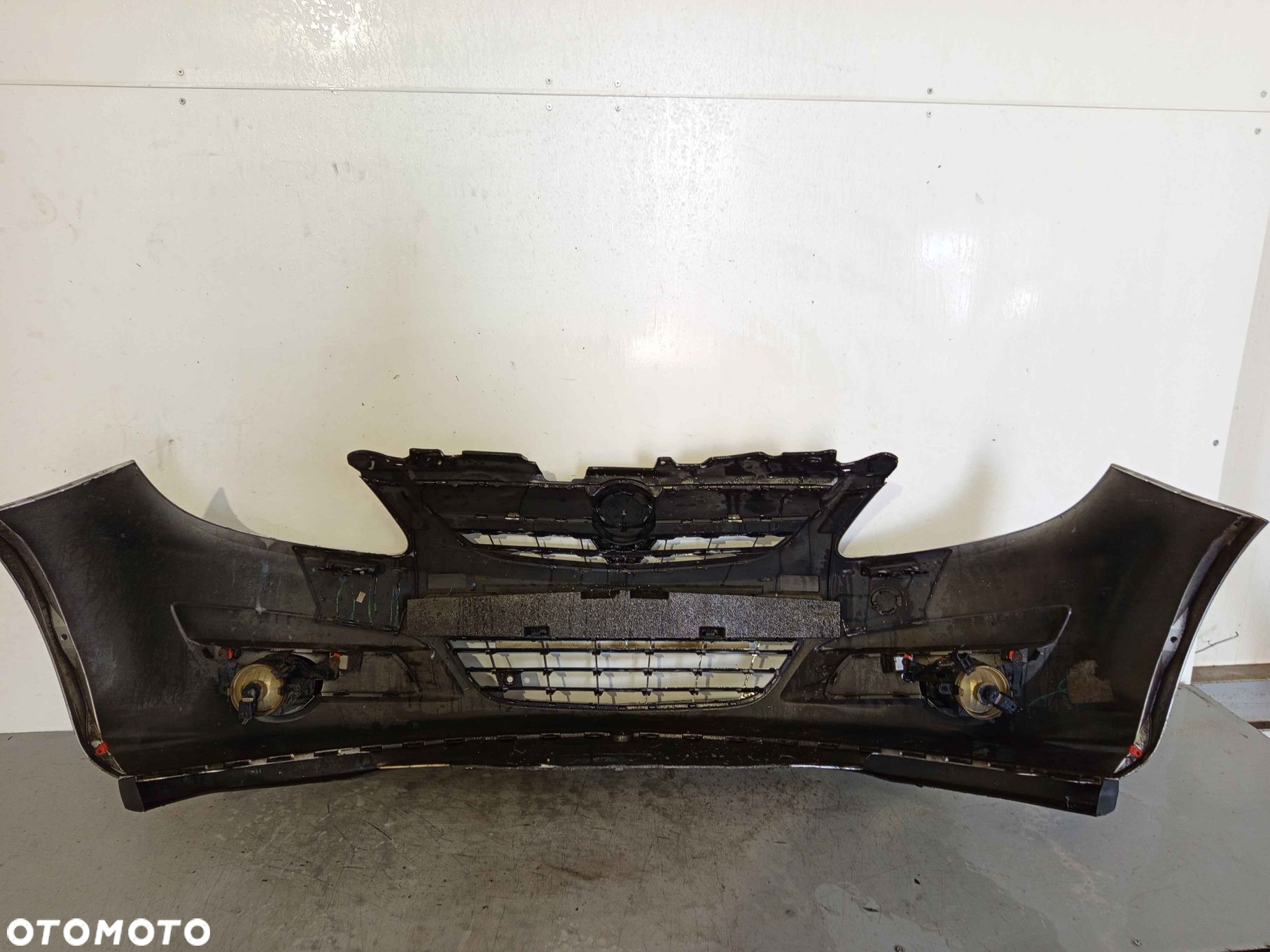 ^ ZDERZAK PRZÓD PRZEDNI OPEL CORSA D Z157 SREBRNY HALOGENY - 5