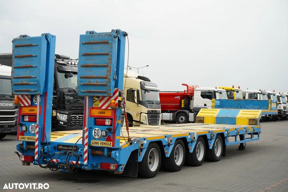 Lider CAMIOANĂ LEADER CU GĂRTĂ JOS / LĂȚITĂ / 4 AXE / AXE DE DIRECȚIE / MASĂ NETĂ AUTOMĂTĂ: 60.000 KG / IMPORTATĂ - 7