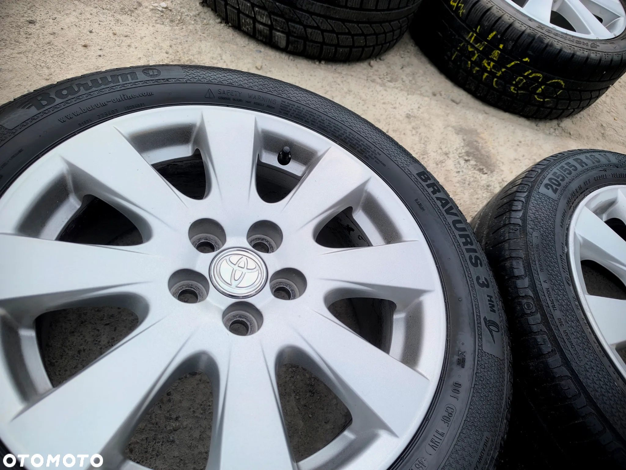 5x100 Felgi Aluminiowe Alufelgi 16 Koła Letnie Lato TOYOTA AVENSIS I II 2 CELICA CARINA E MATRIX PRIUS 4,5mm Legnica ALU-RAD 205/55 - 10