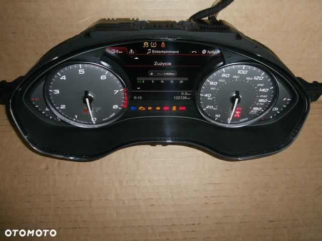 LICZNIK AUDI A6 C7 S6 4G0920981M ACC DISTRONIC NIGHT VISION MONTAŻ OCHRONA KOMPONENTU BENZYNA - 8